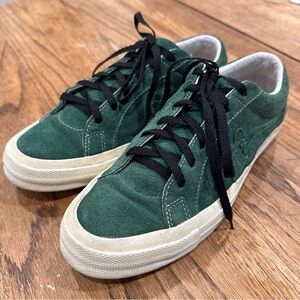Converse Golf Le Fleur “Green Pasture” Suede Low-Top Sneakers Unisex M 7 W 9